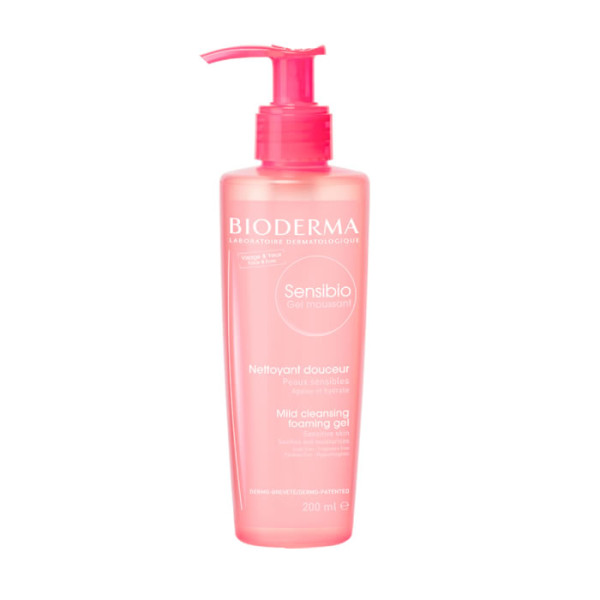 Bioderma Sensibio Gel Moussant puhdistava kasvogeeli, 200 ml