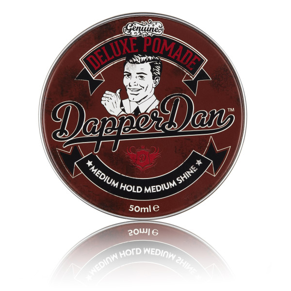 Dapper Dan Deluxe Pomade keskivahvan pidon ja kiillon hiuspomade, 100 ml