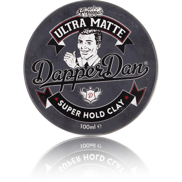 Dapper Dan Ultra Matte Super Hold Clay erittäin vahvan pidon matta muotoilu savi, 100 ml