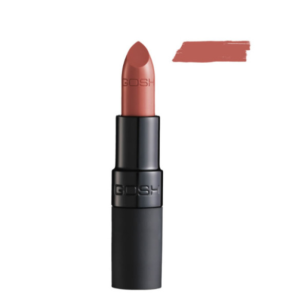 Gosh Velvet Touch Lipstick ravitsevat huulipunat, sävy: 013 Matt Cinnamon, 4 g