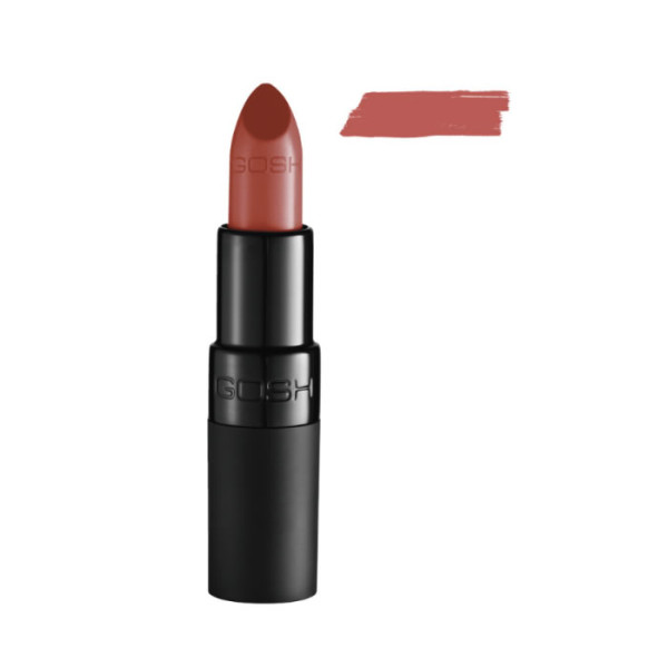 Gosh Velvet Touch Lipstick ravitsevat huulten värit, sävy: 122 Nougat, 4 g