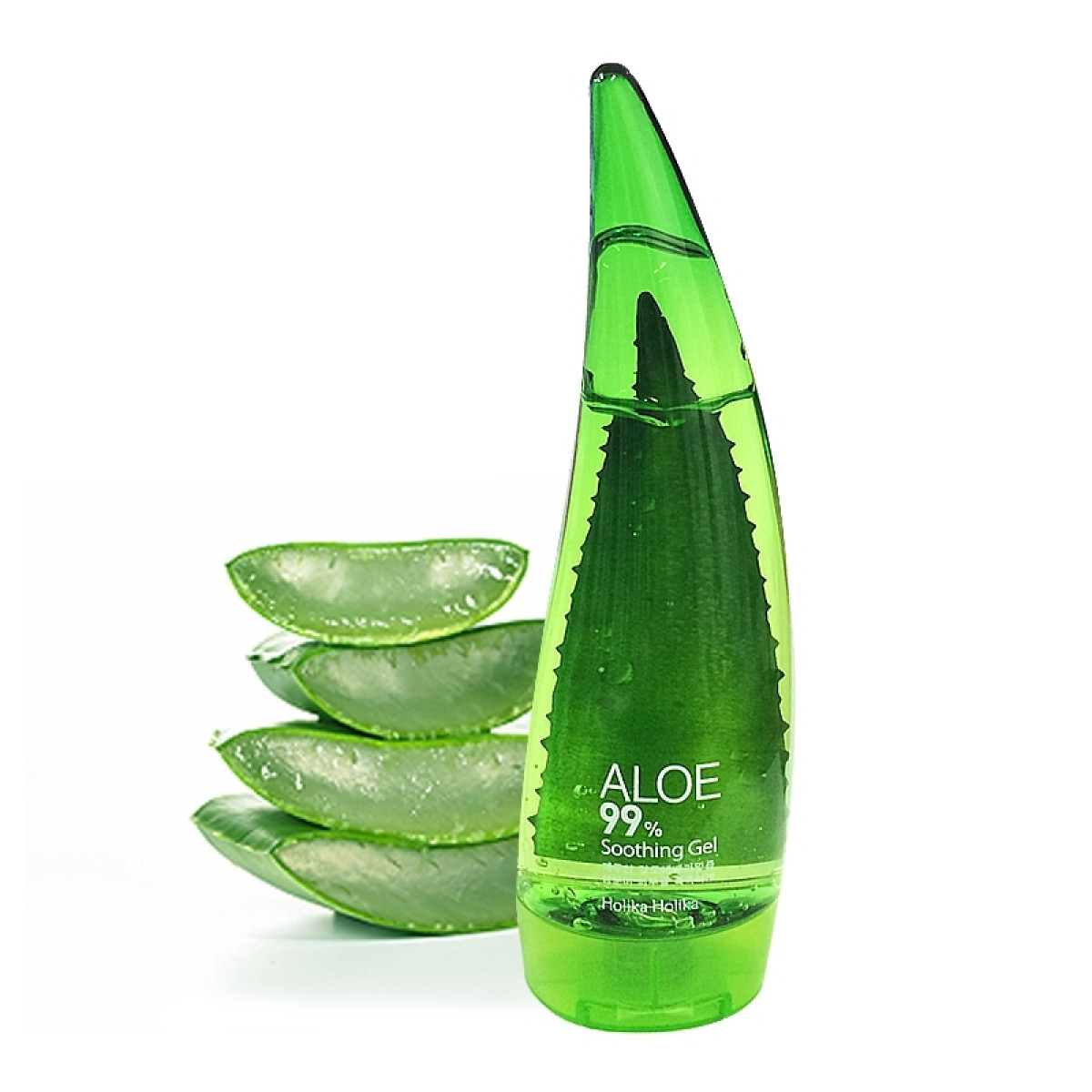 Holika Holika Aloe 99% Soothing Gel rauhoittava aloegeeli vartalolle ja kasvojen iholle, 55 ml