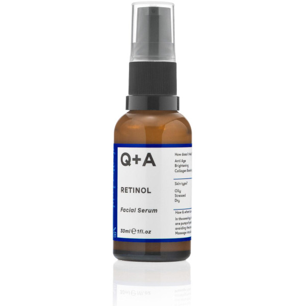 Q+A Retinol 0.2% Facial Serum Veido seerumi retinolilla, 30 ml Q+A Retinol 0.2% Facial Serum Veido seerumi retinolilla, 30 ml