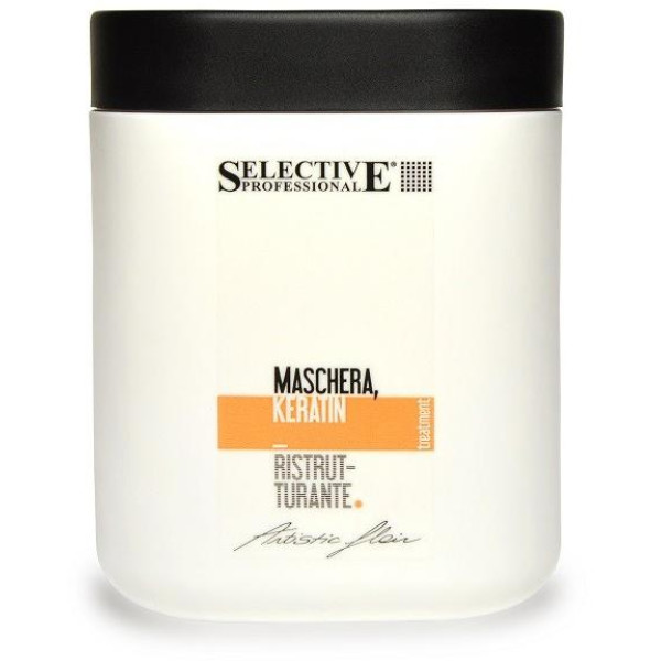Selective Professional MASCHERA KERATIN Kaukė hiuksille keratiinilla, 1000 ml