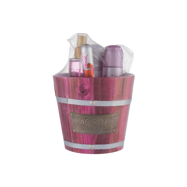 Cuba Heartbreaker setti naisille (EDP, 100 ml + deodorantti, 200 ml + vartalosuihke, 200 ml + EDP, 35 ml)