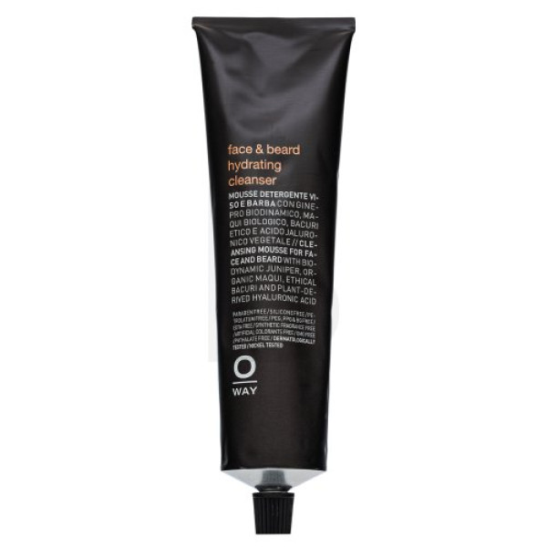 OWAY Kasvojen ja parran kosteuttava puhdistusaine, 150 ml