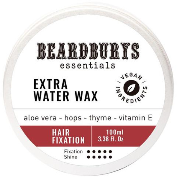 Beardburys Essentials Wax Extra Water Effect hiusvaha, 100 ml