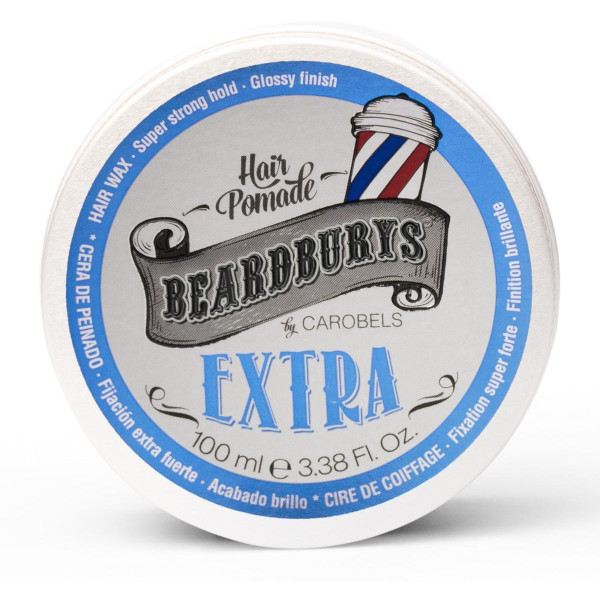 Beardburys Extra Strong vahvasti kiinnittävä vesipohjainen pomade, 100 ml