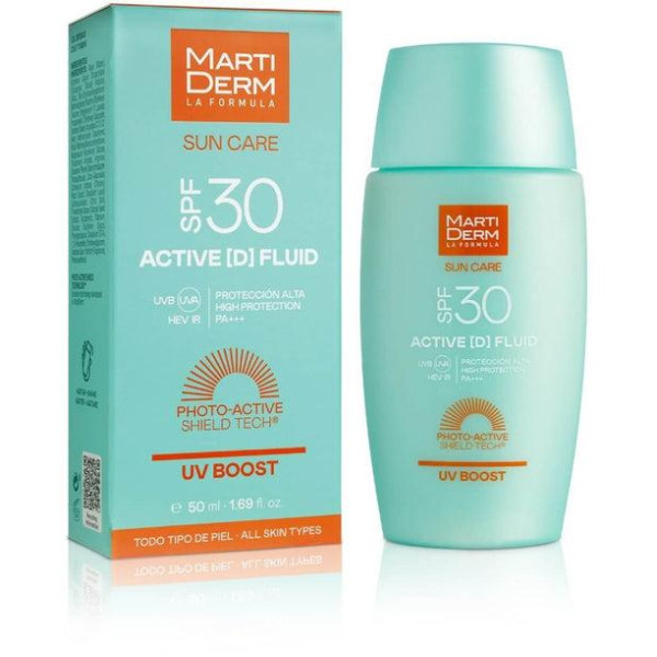 Martiderm Sun Care Active [D] Fluid SPF 30 fluidinen kasvojen voide aurinkoa vastaan, 50 ml