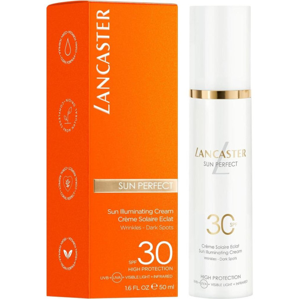 Lancaster Sun Perfect Illuminating Cream SPF 30 suojaava voide auringolta, 50 ml