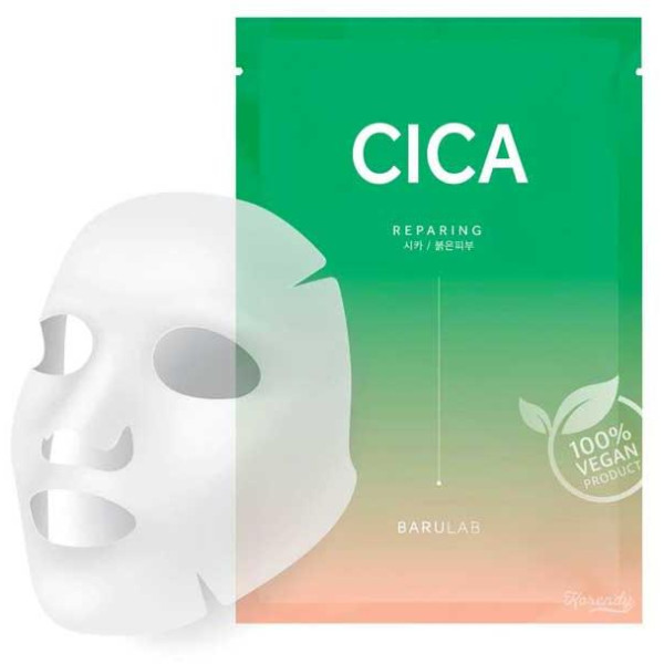 Barulab Cica Repairing Face Mask korjaava kangasnaamio kasvoille, 23 g