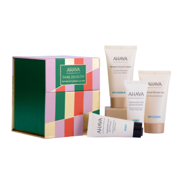 AHAVA Dare To Glow Refresh & Hydrate Express lahjasetti