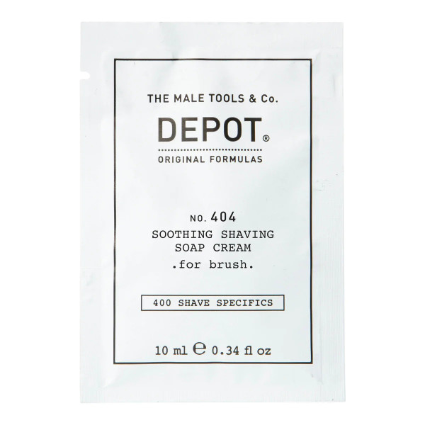 Depot 400 Shave Specifics No. 404 Allantoin Soothing Shaving Soap Cream, 10 ml