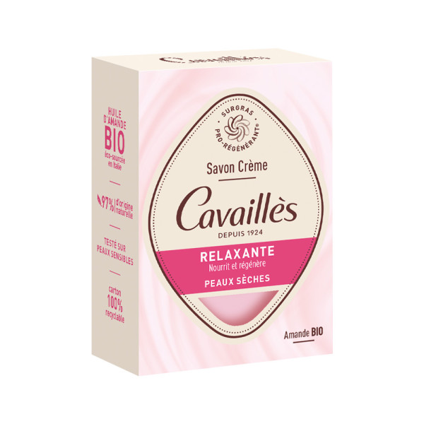 Roge Cavailles Pro-Regenerating Almond Nourishes & Repairs Soap Bar, 100 g
