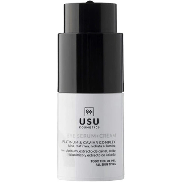 Usu Cosmetics Platinum and Caviar Complex silmänympärysvoide+seerumi, 15 ml
