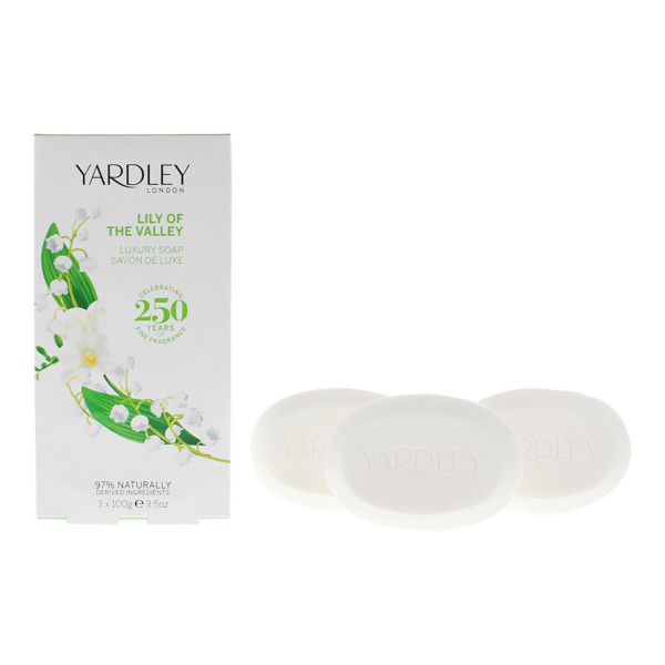 Set Trio Yardley Lily Of The Valley Soap Bar For Face & Body, 3 kpl, 100 g Set Trio Yardley Lily Of The Valley Soap Bar For Face & Body, 3 kpl, 100 g