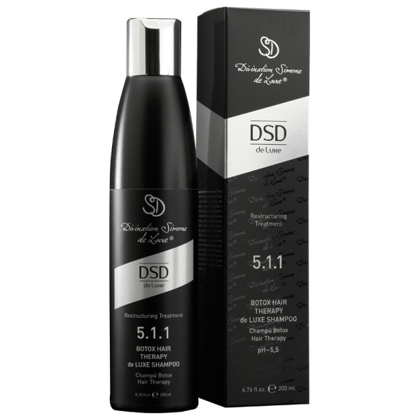DSD Deluxe Botox Hair Therapy de Luxe Shampoo DSD 5.1.1 hiusten shampoo botoksin kanssa, 200 ml