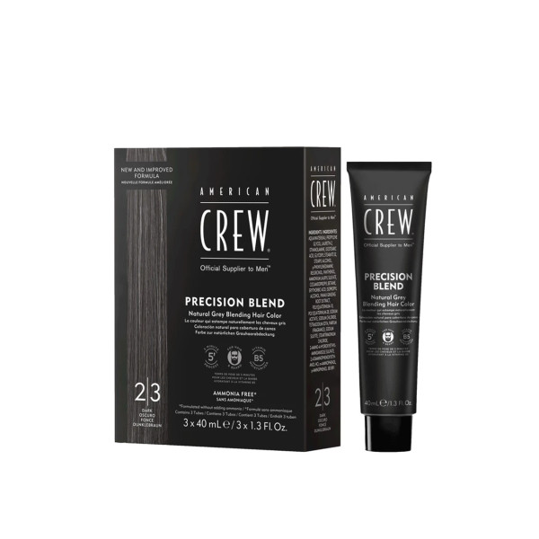 American Crew Precision Blend hair color 3x, 40 ml Dark 2-3