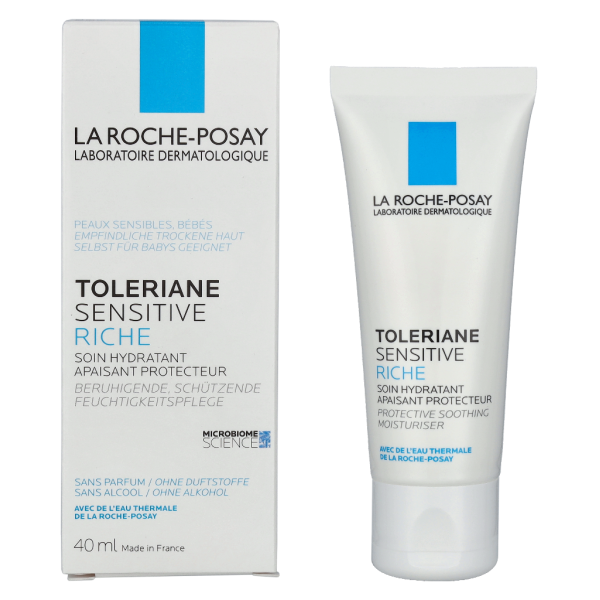 La Roche-Posay LRP Toleriane Sensitive Rich Cream kosteuttava kasvovoide, 40 ml