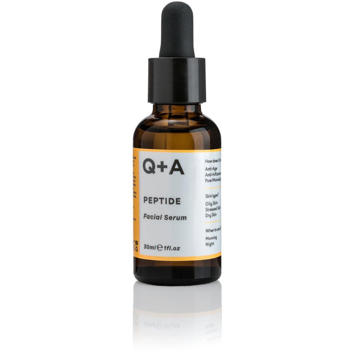 Q+A Peptide Facial Serum Kasvojen seerumi peptidien kanssa, 30 ml