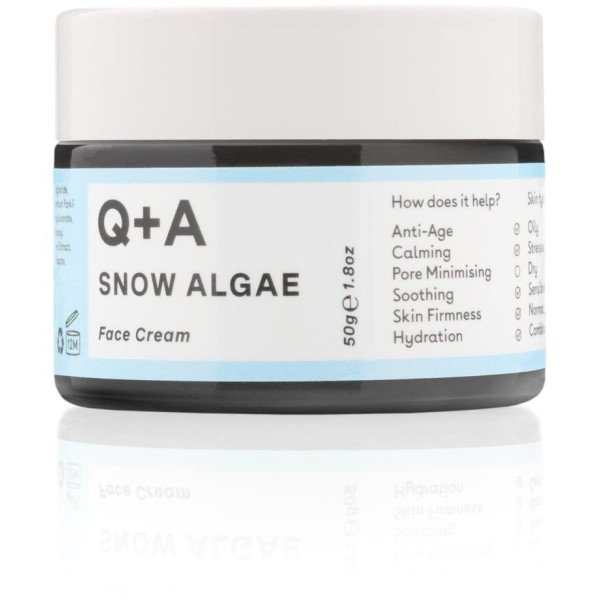 Q+A Snow Algae Intensive Face Cream Intensiivisesti ravitseva kasvovoide, 50g Q+A Snow Algae Intensive Face Cream Intensiivisesti ravitseva kasvovoide, 50g