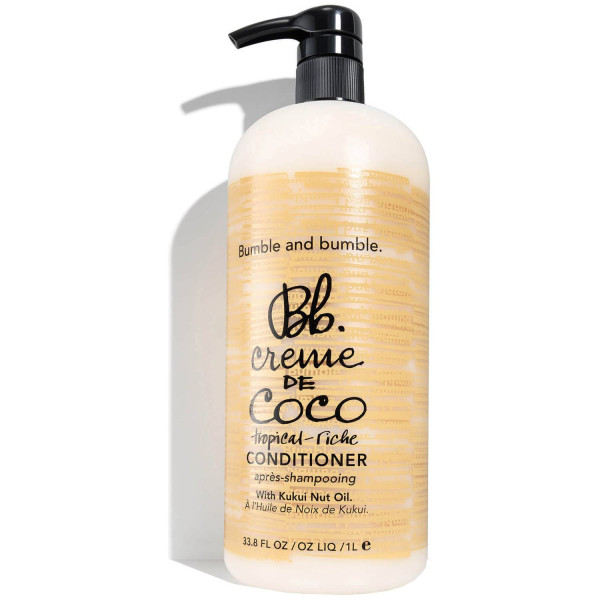 Bumble and Bumble Bb. Creme De Coco Coconut Oil Hair Conditioner For Moisturizing, 1000 ml