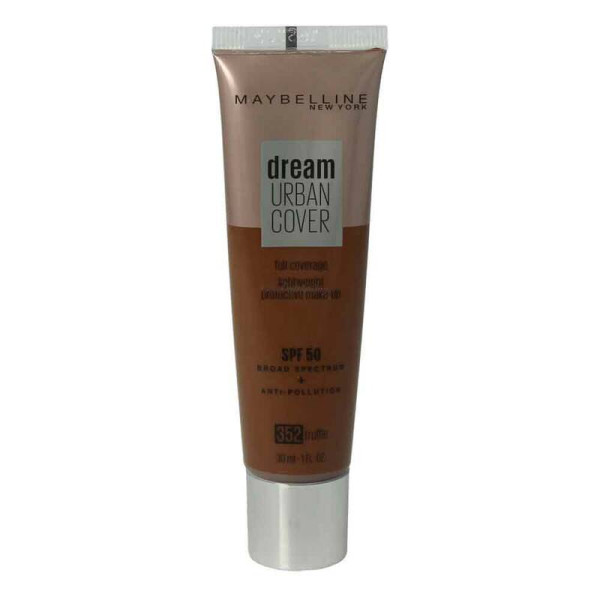 Maybelline Dream Urban Cover Full Cover Cream Foundation 352 Truffle SPF 50, 30 ml Maybelline Dream Urban Cover Full Cover Cream Foundation 352 Truffle SPF 50, 30 ml