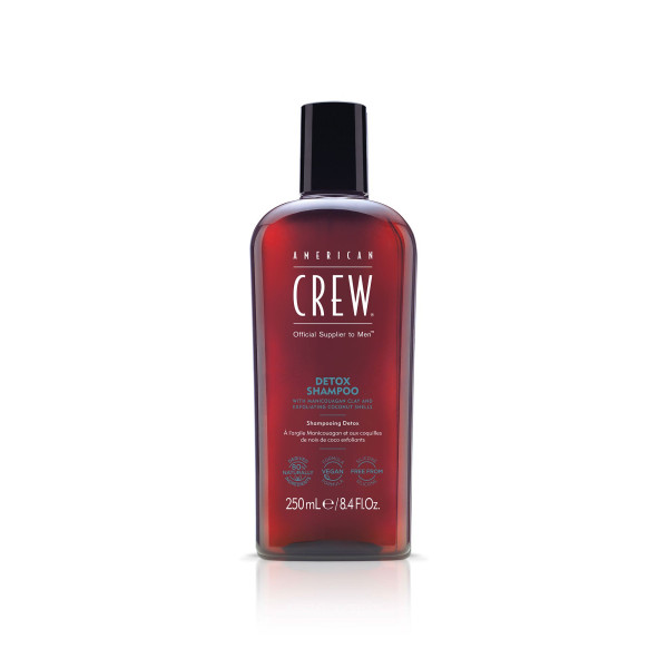 American Crew Detox Shampoo syväpuhdistava shampoo miehille, 250 ml