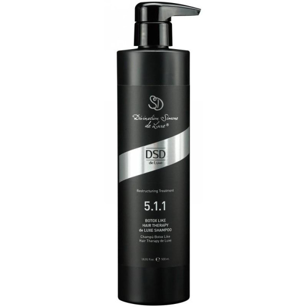 DSD de Luxe Botox Like Hair Therapy de Luxe Shampoo shampoo hiuksille botoksin kanssa, 500 ml