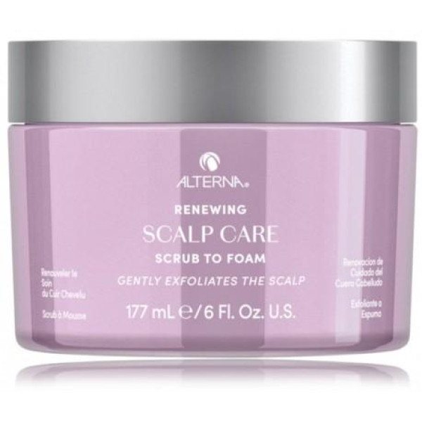 Alterna Renewing Scalp Care Scrub To Foam uudistava kuorinta - shampoo päänahalle ja hiuksille, 177 ml