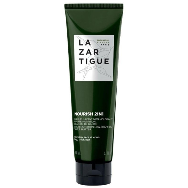 Lazartigue Nourish 2in1 High Nutrition Low-Shampoo intensiivisesti ravitseva 2-in-1-shampoo, 150 ml
